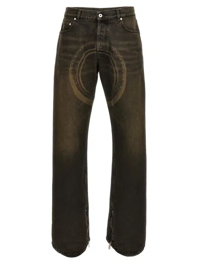 OFF-WHITE OFF WHITE 'RELAX ROUND' JEANS