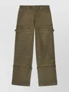 Off-white Relaxed Carpenter Style Trousers In Brown