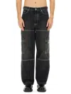 Off-white Relaxed Fit Cargo Jeans