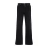 Off-white Padded Straight-leg Trousers In Black