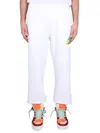 Off-white Off- Cotton Brush Arrow Sweatpants With Graphic Men's Print