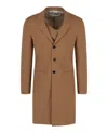 Off-white Relaxed Long Jacket In Brown