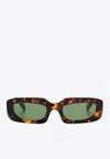 Off-white Renton Rectangular Sunglasses In Multi