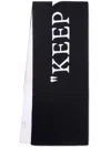 Off-white Revers Keep Warm Scarf White Black