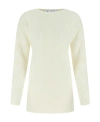 Off-white Off White Women Ivory Virgin Wool Sweater In White