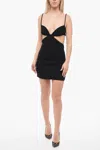 Off-white Off White Cut Out Mini Dress In Black