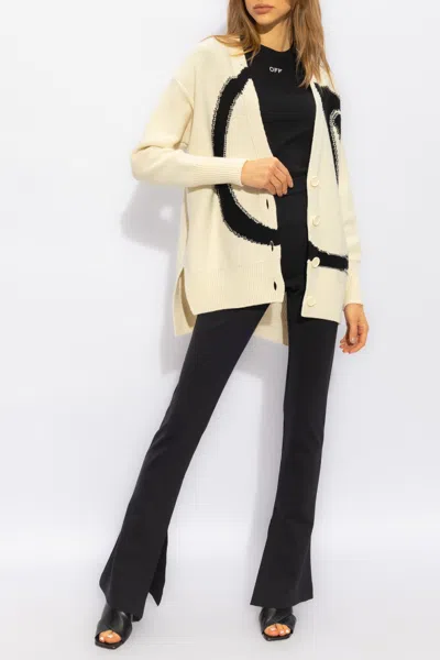 OFF-WHITE OFF-WHITE RIBBED TOP
