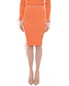 Off-white Cut-out Skirt In Orange