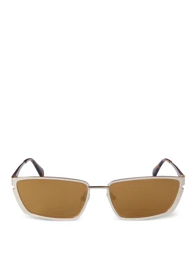 Off-white Richfield Square-frame Sunglasses In Gold