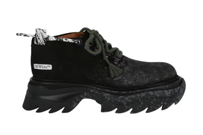 Pre-owned Off-white Rigid Sole Sneaker Black Grey In Black/grey