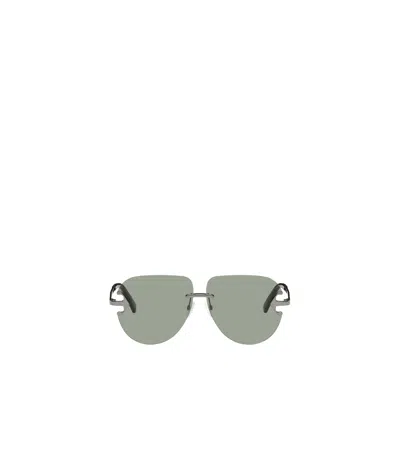 Off-white Rimless Sunglasses In Gray