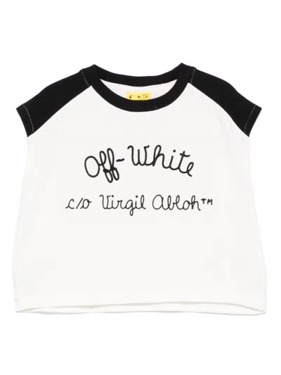 Off-white Kids' Ringer Top In Black