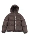 Off-white Off White Ripstop Puffer Dark Grey - Ref In Brown