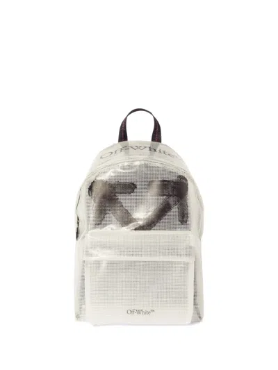 Off-white Ripstop Vintage Backpack In White