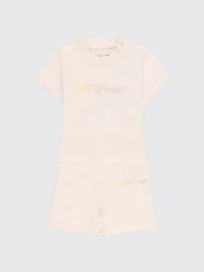 Off-white Babies' Romper Off White Kids Kids Colour Pink