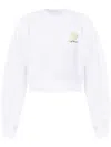 Off-white Roses Arrows Cropped Sweatshirt