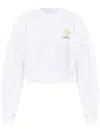 Off-white Roses Arrows Cropped Sweatshirt