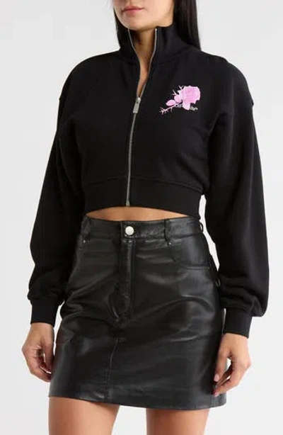 Off-white Roses Arrows Full Zip Sweater In Multi