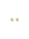 Off-white Round Arrow Earrings In Gold