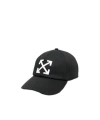 Off-white Arrows-logo Baseball Cap In Black
