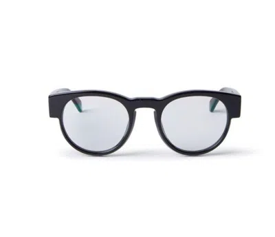 Off-white Round Frame Glasses In 1000 Black