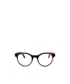 Off-white Round Frame Glasses In Black