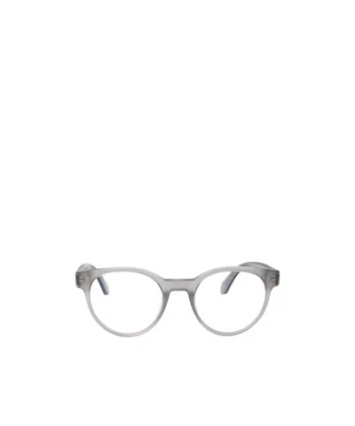 Off-white Round Frame Glasses In Gray