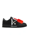 Off-white New Low Vulcanized Canvas Sneakers In Black