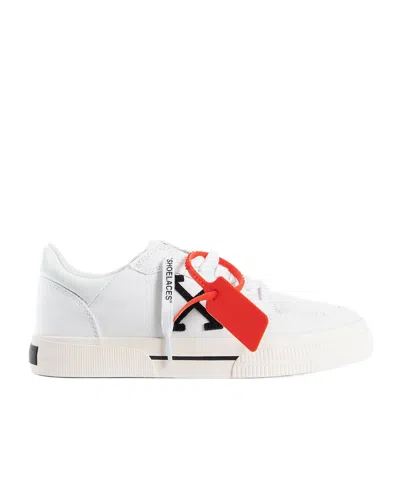OFF-WHITE OFF-WHITE NEW LOW VULCANIZED LACE-UP SNEAKERS
