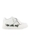 Off-white Out Of Office Sneakers For Walking In White