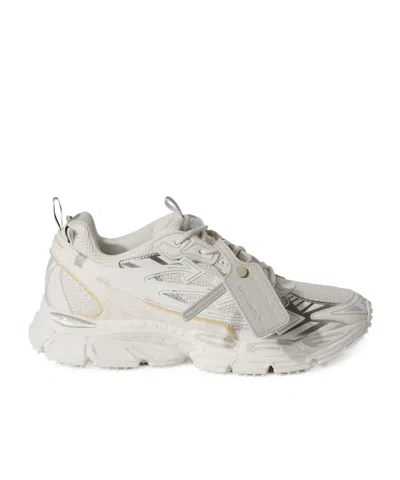 Off-white Round Head Low-cut Sneakers In White