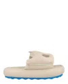 Off-white Meteor Padded Slides In Nude