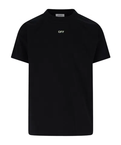 OFF-WHITE OFF-WHITE CROCO ARROW CREWNECK T-SHIRT