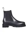 Off-white Off White Combat Ankle Boots In Black