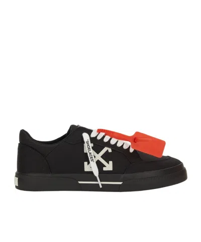 OFF-WHITE ROUND-TOE LOW-TOP CASUAL SHOES