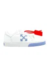 Off-white Round-toe Low-top Casual Shoes In White