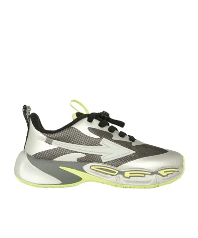 Off-white Round-toe Sneakers In Multi