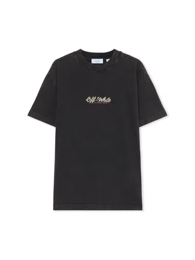 Off-white Relaxed Crown Emblem T-shirt In Black
