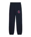 Off-white Royal Patch Cuffed Joggers In Blue