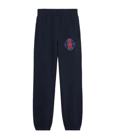 OFF-WHITE OFF-WHITE ROYAL PATCH CUFFED JOGGERS