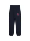 Off-white Royal Patch Cuffed Joggers In Blue