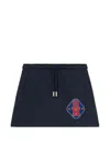 Off-white Royal Patch Mini Skirt In Blue