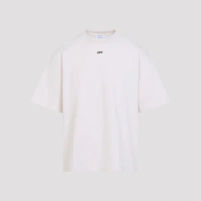 Off-white Graphic Print Crew Neck Short Sleeve T-shirt In White