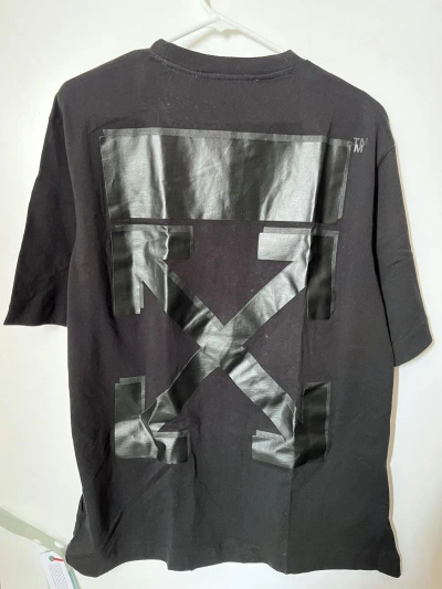 Pre-owned Off-white Rubber Arrow Black T Shirt