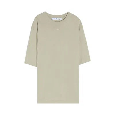 Pre-owned Off-white Rubber Arrow Short-sleeve Tee 'abbey' | Tan | Men's Size Xl