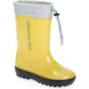 Off-white Rubber Rain Boot In Yellow/grey