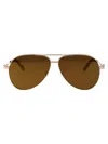 Off-white Ruston L Sunglasses In 7676 Gold Gold