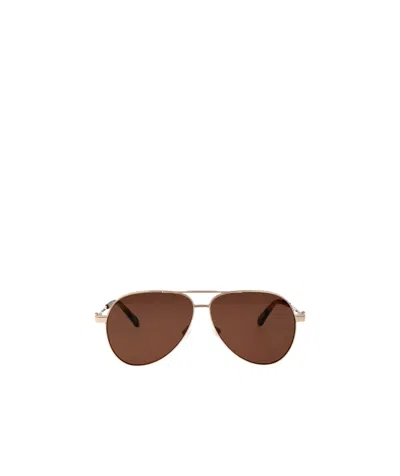 OFF-WHITE OFF-WHITE RUSTON AVIATOR SUNGLASSES