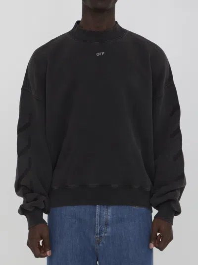 Off-white S. Matthew Sweatshirt In Black,grey