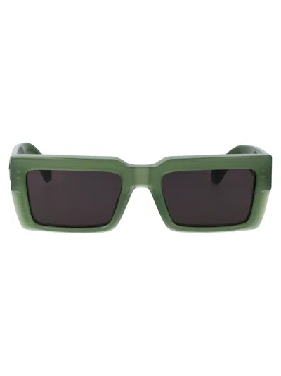 Off-white Sage Green Acetate Sunglasses